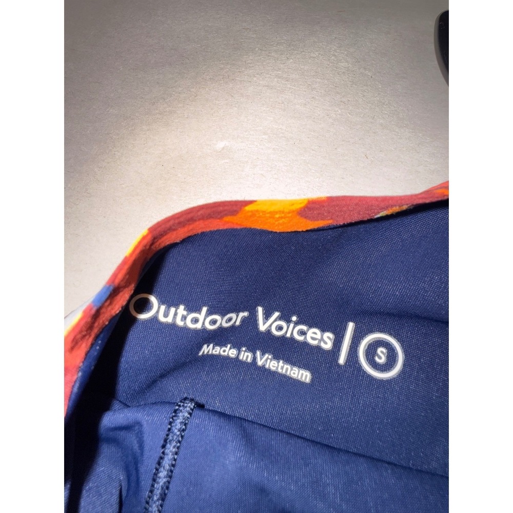 Outdoor Voices The Exercise Dress Small Paprika Blooms Orange Floral Athleisure - Picture 6 of 7